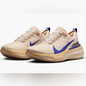 Nike ZoomX Future Motion V1 Sneakers Men’s 14 Beige Blue Running Shoes NWOB